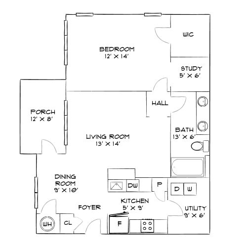 Villages at Raleigh Beach - Raleigh, NC - Diagram