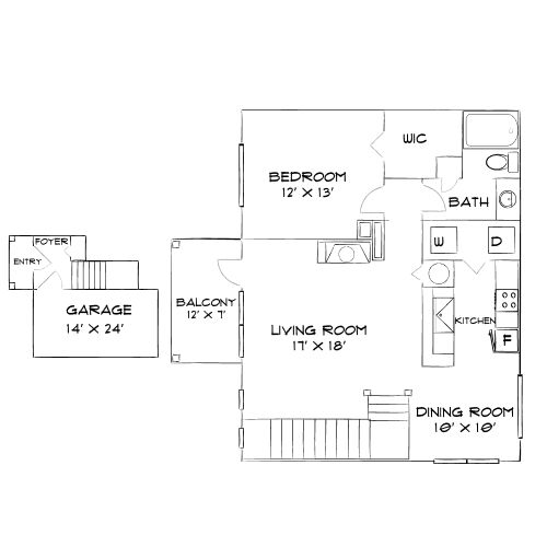 Preston Reserve Apartments - Cary, NC - Diagram