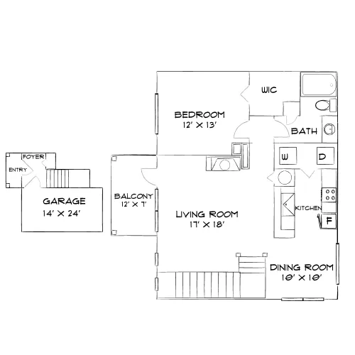 Preston Reserve Apartments - Cary, NC - Diagram