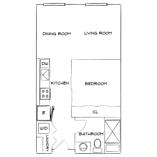 The Broadway - Oakland, CA - Diagram