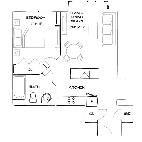 Elevate – Cambridge, MA – Floor Plan Diagram