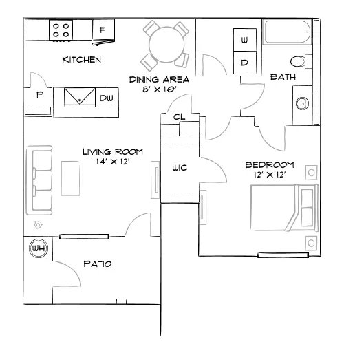 Union - Las Vegas, NV - Furnished Diagram