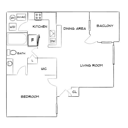 Design 1B Premier floor plan