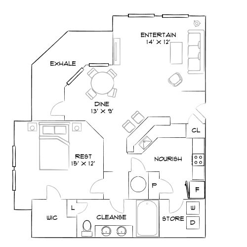 Villages at Pecan Grove - Holly Springs, NC - Furnished Diagram