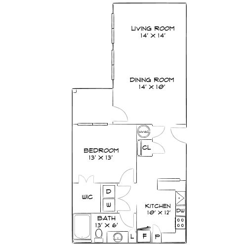 Design 1C floor plan