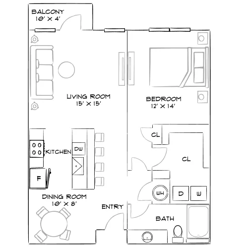 Farrington Midtown - Atlanta, GA - Furnished Diagram