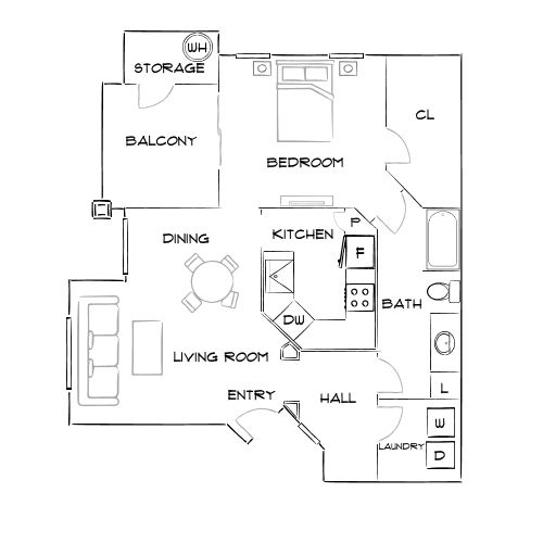 Sierra Foothills - Ahwatukee, AZ - Floor Plan Diagram