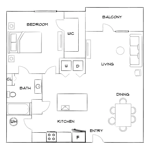 Citi Lakes - Orlando, FL - Furnished Diagram