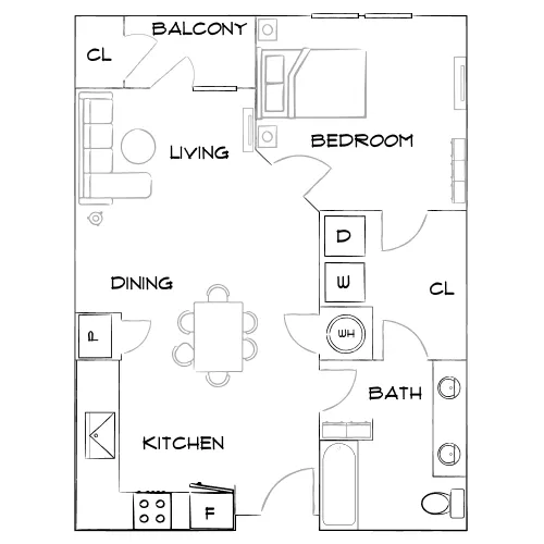Citrus Village - Orlando, FL - Furnished Diagram
