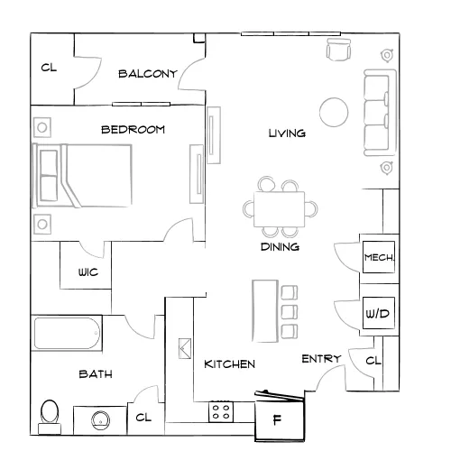 The Lodge at Hidden River - Tampa, FL - Furnished Diagram