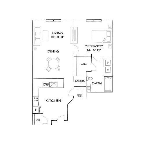 Sands Parc - Daytona Beach, FL - Furnished Diagram