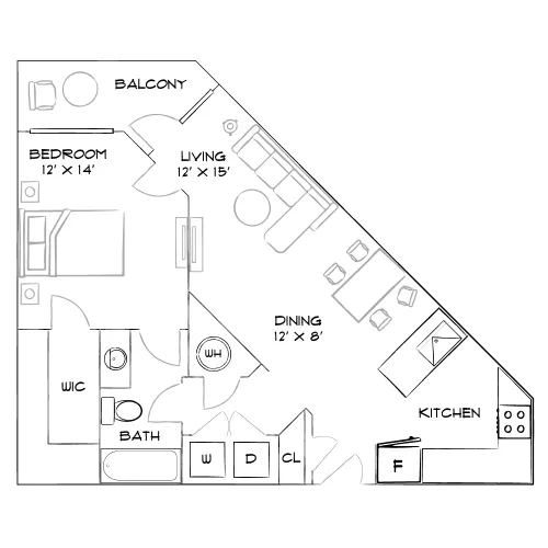 Venue at Lakewood Ranch - Bradenton, FL - Furnished Diagram
