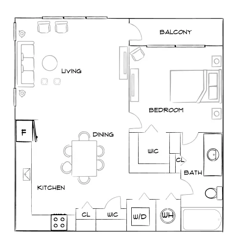 Horizon at Wiregrass Ranch - Wesley Chapel, FL - Furnished Diagram