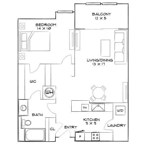Bower Westside - Atlanta, GA - Furnished Diagram