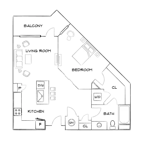 Roswell City Walk - Roswell, GA - Furnished Diagram