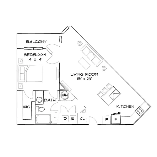 Cue - Jacksonville, FL - Furnished Diagram