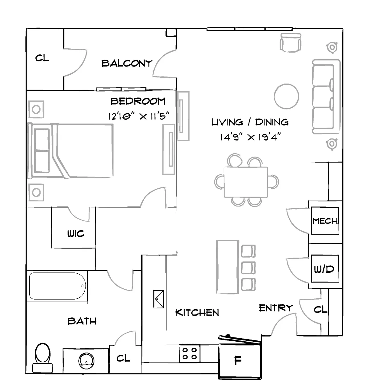 The Lodge at Hidden River - Tampa, FL - Furnished Diagram