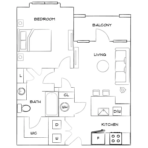 Botanic at Ingleside - North Charleston, SC - Furnished Diagram