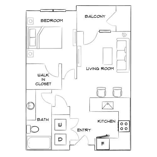 Covell on the Promenade - Westminster, CO - Furnished Diagram