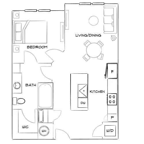 The Menlo - Jacksonville, FL - Furnished Diagram