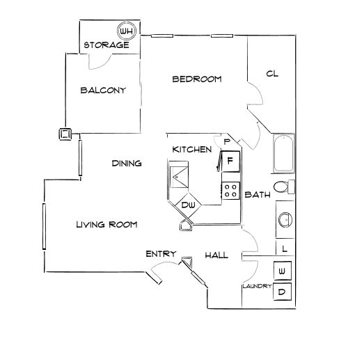 Sierra Foothills - Ahwatukee, AZ - Floor Plan Diagram