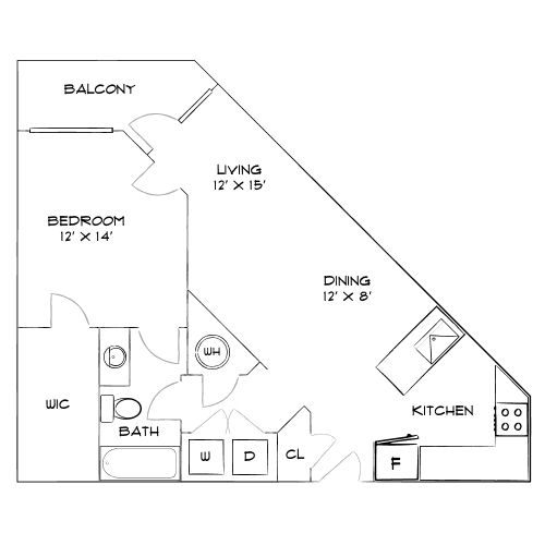 Design 1C floor plan