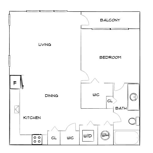 Design 1C floor plan