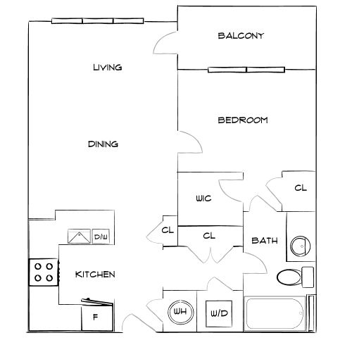 Design 1C floor plan