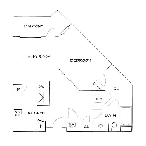 Design 1C floor plan