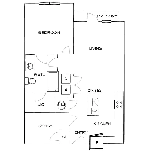 The Anson - Nashville, TN - Diagram
