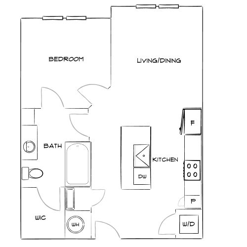 Design 1C floor plan