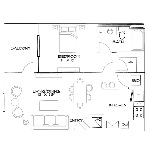 Oceanside Lantana - Lantana, FL - Furnished Diagram