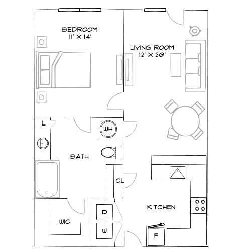 Park and Market - Raleigh, NC - Furnished Diagram