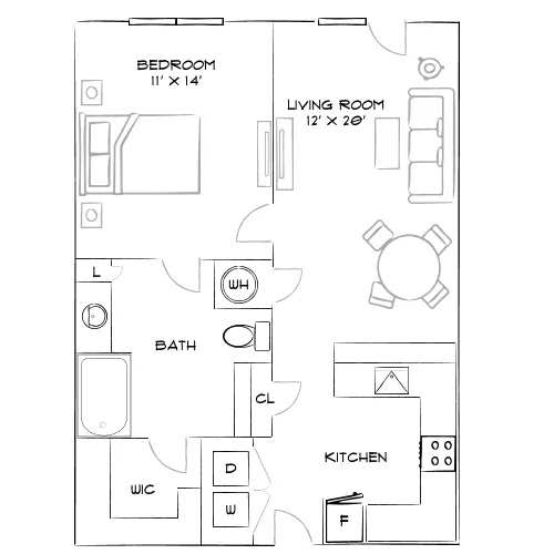 Park and Market - Raleigh, NC - Furnished Diagram