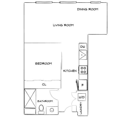 The Broadway - Oakland, CA - Diagram