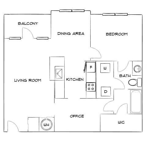 Adara Alexander Place - Raleigh, NC - Diagram