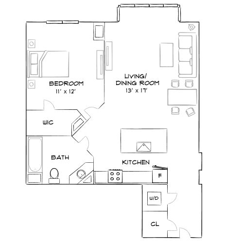 Elevate – Cambridge, MA – Floor Plan Diagram