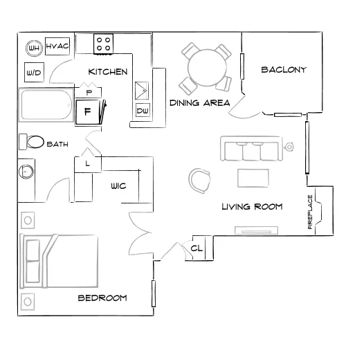 Solis at Flamingo - Las Vegas, NV - Furnished Diagram
