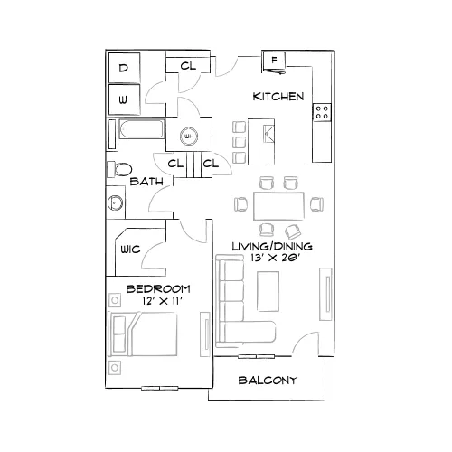 Grant Row Lofts - Thornton, CO - Diagram