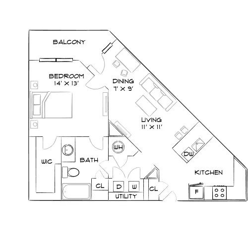 Sire Wellington - Haslet, TX - Furnished Diagram