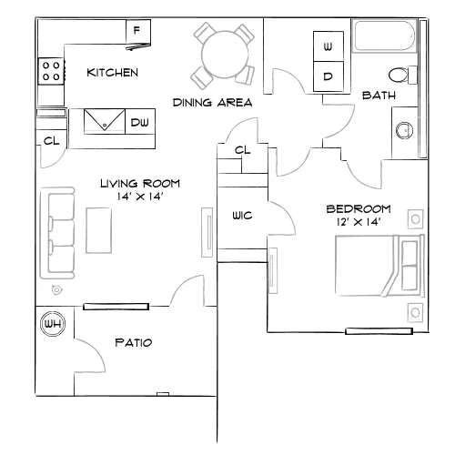 Union - Las Vegas, NV - Furnished Diagram