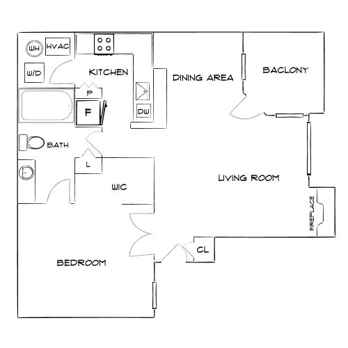 Design 1C floor plan