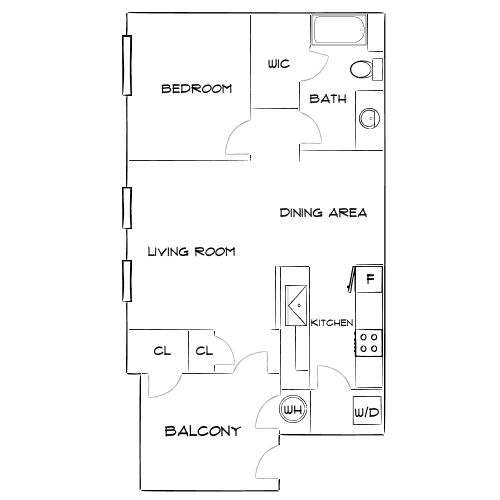 Design 1C floor plan