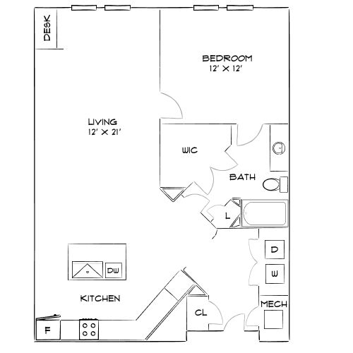 Design 1D floor plan