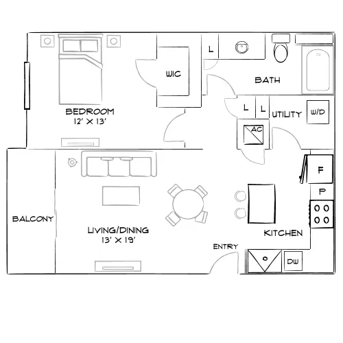Oceanside Lantana - Lantana, FL - Furnished Diagram