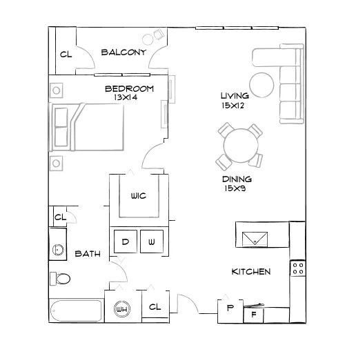 Citrus Village - Orlando, FL - Furnished Diagram