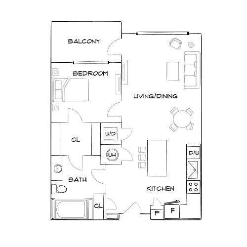 Roswell City Walk - Roswell, GA - Furnished Diagram