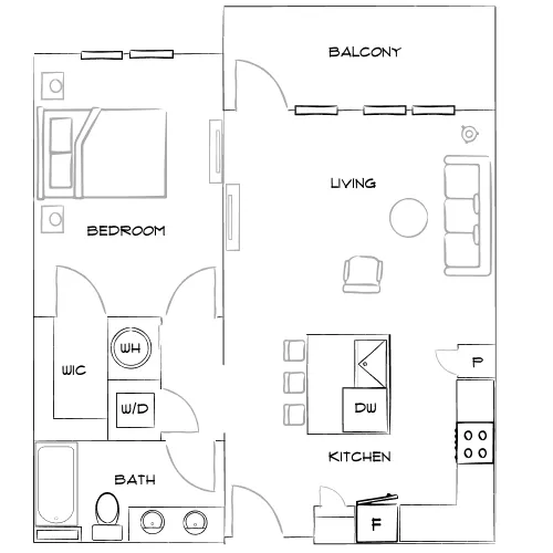 The Menlo - Jacksonville, FL - Furnished Diagram