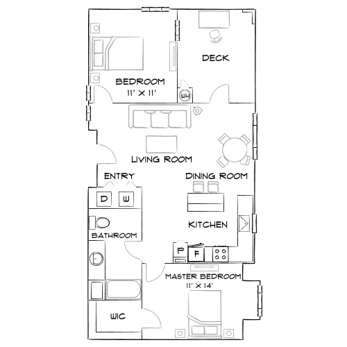 Vue at Centennial - Las Vegas, NV - Furnished Diagram