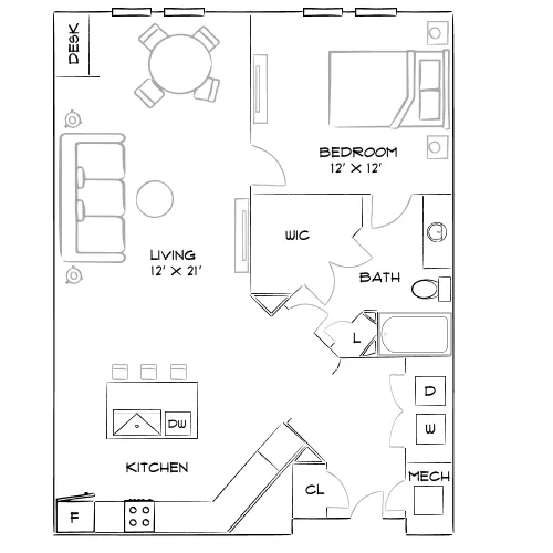Sands Parc - Daytona Beach, FL - Furnished Diagram